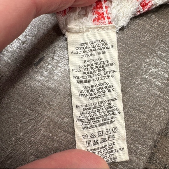 Free People Pink and White Crop Top - Picture 9 of 14